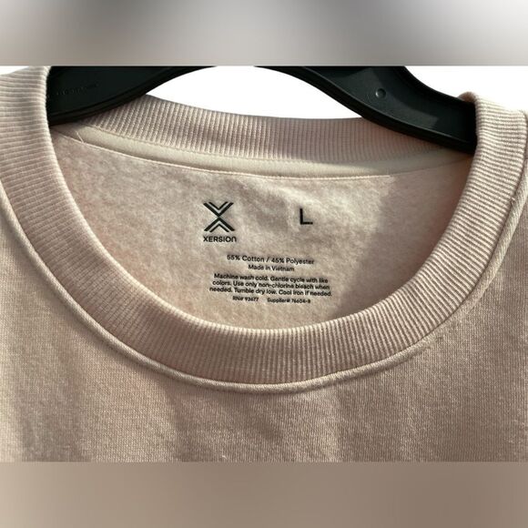 Xersion Womens Super Soft Fleece Crew Neck Long Sleeve Sweatshirt, size Large - Picture 3 of 8